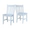 International Concepts Set of 2 Cafe Chairs, White C08-61P - alternate 10
